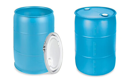 open head and tight head polyethylene (HDPE) drums