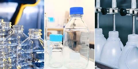plastic bottles for chemical storage