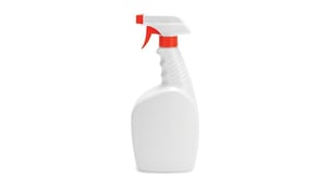 clean spray bottle packaging