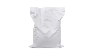 White Plastic Bag for powdered formulations