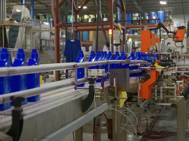 high speed bottling line