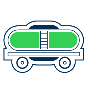 Royal Chemical Icons - Liquid Packaging - Bulk Rail