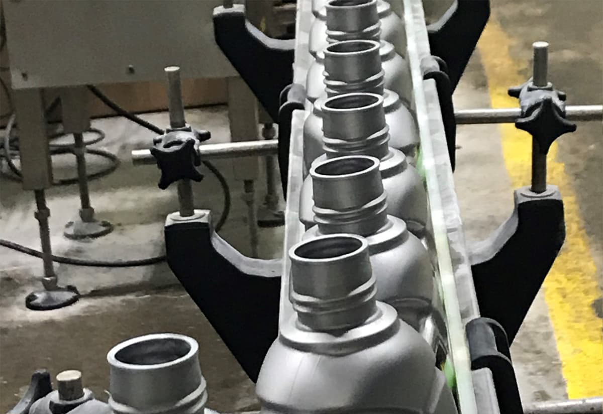 chemical repackaging line