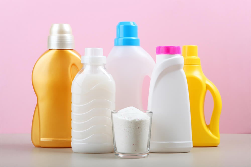 Commercial and industrial laundry chemicals and products
